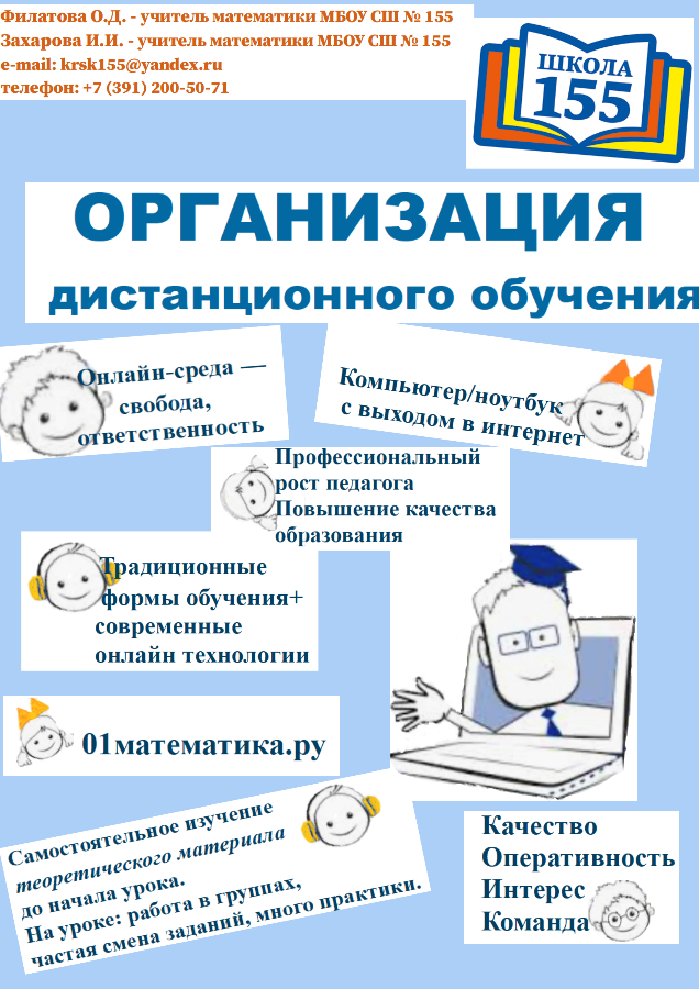 Организация дистанционного обучения - технология смешанного обучения МБОУ СШ №155.png