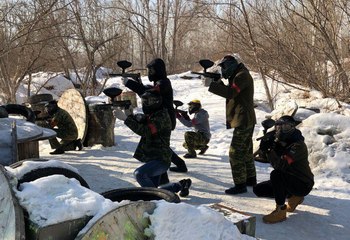 Спартакиада "Защитник Отечества": пейнтбол