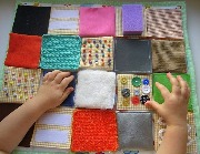 коробочка с  тканями